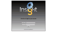 Tablet Screenshot of insight.firstteam.com